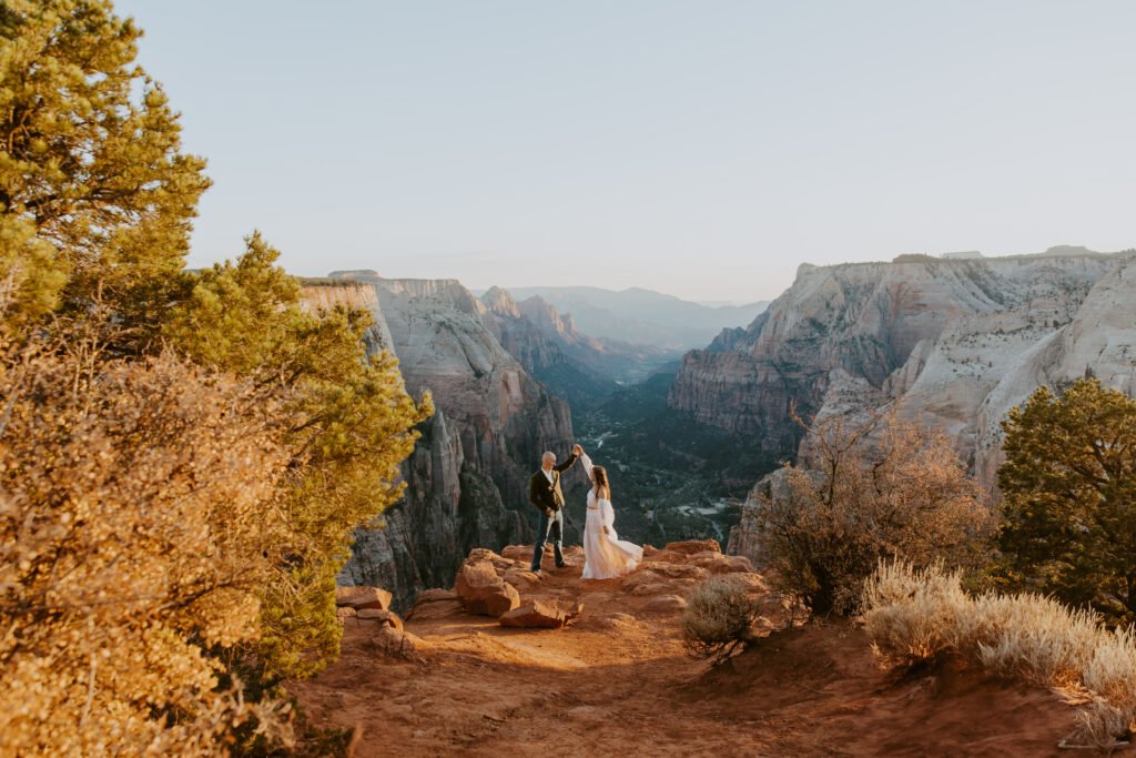 Kalyn and Derek Anniversary | Zion National Park Observation Point | Orderville, Utah | Emily Dawn Photo | Southern Utah Wedding and Elopement Photographer