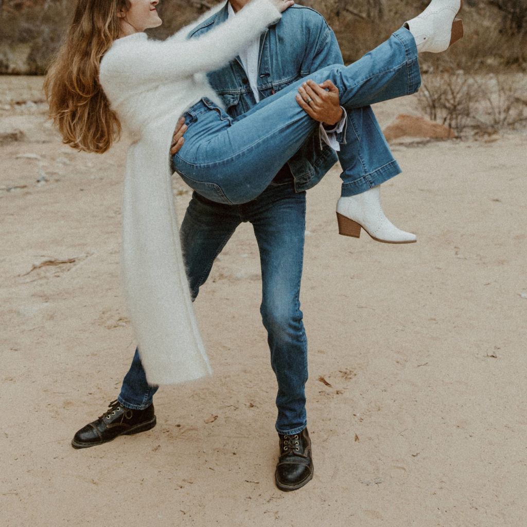 Christine and Ricky, Zion National Park Engagements - Southern Utah Photographer, Emily Dawn Photo