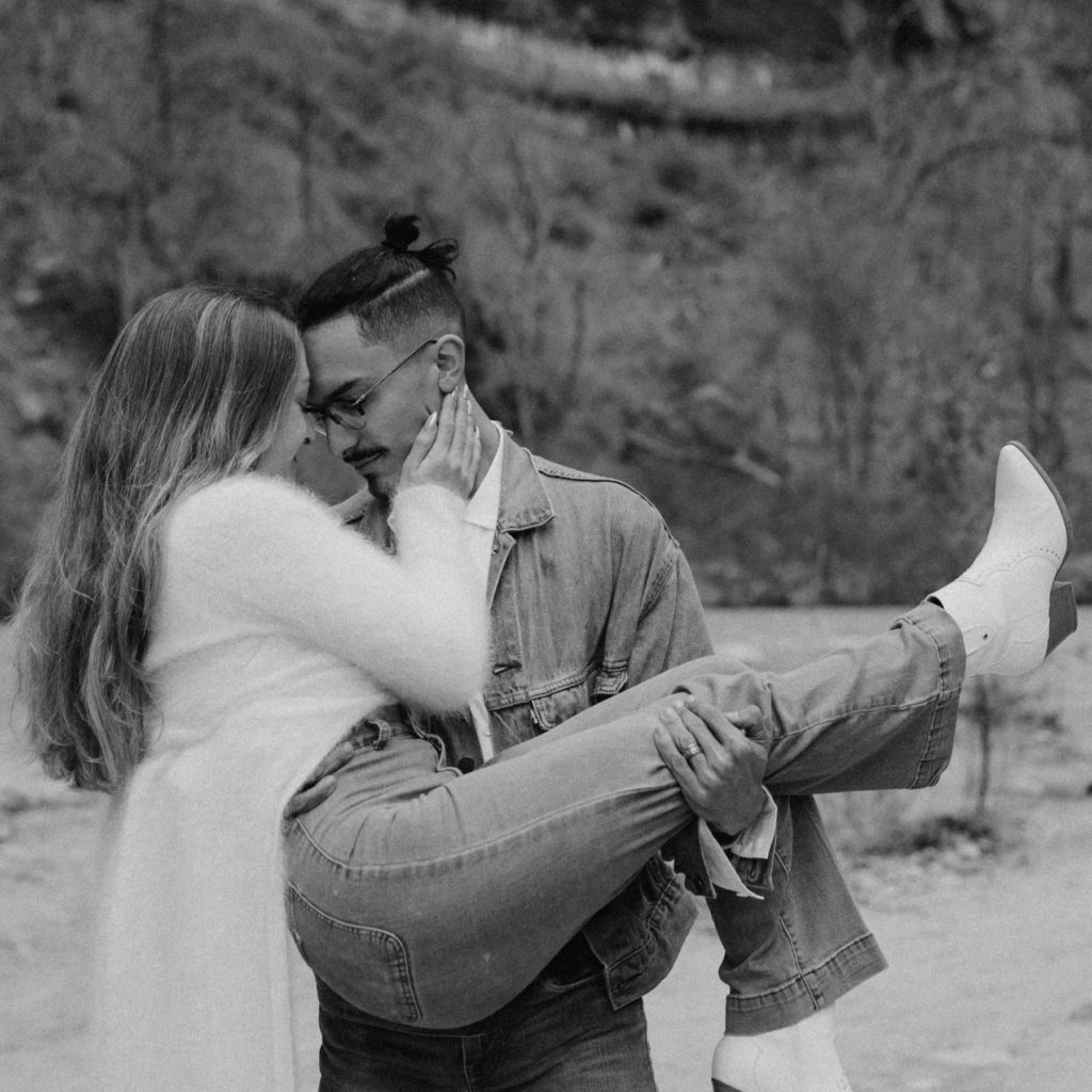 Christine and Ricky, Zion National Park Engagements - Southern Utah Photographer, Emily Dawn Photo