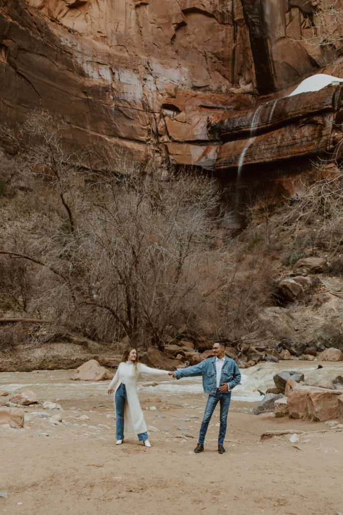 Christine and Ricky, Zion National Park Engagements - Southern Utah Photographer, Emily Dawn Photo