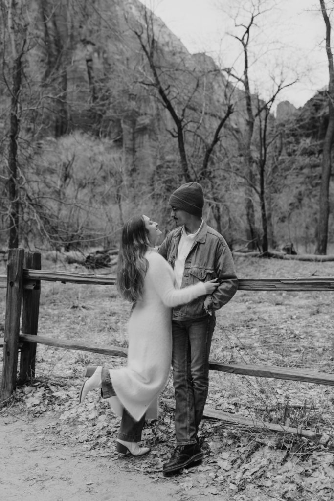 Christine and Ricky, Zion National Park Engagements - Southern Utah Photographer, Emily Dawn Photo