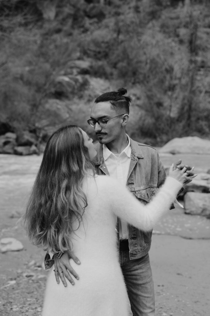 Christine and Ricky, Zion National Park Engagements - Southern Utah Photographer, Emily Dawn Photo