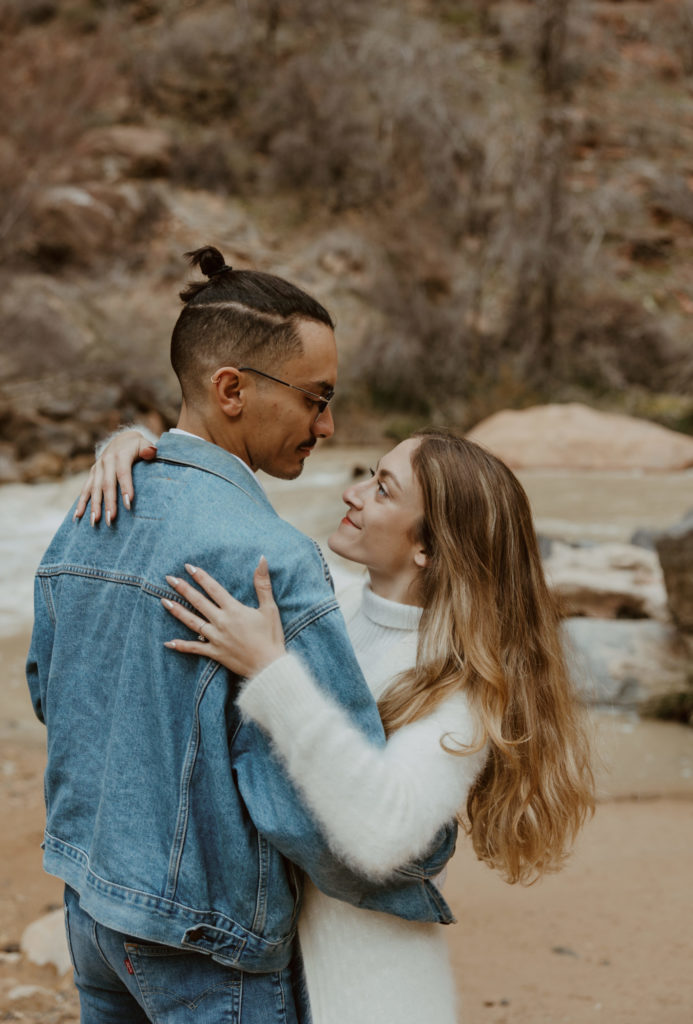 Christine and Ricky, Zion National Park Engagements - Southern Utah Photographer, Emily Dawn Photo