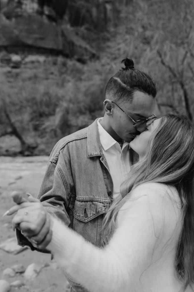 Christine and Ricky, Zion National Park Engagements - Southern Utah Photographer, Emily Dawn Photo