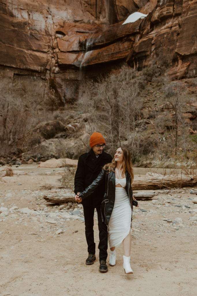 Christine and Ricky, Zion National Park Engagements - Southern Utah Photographer, Emily Dawn Photo