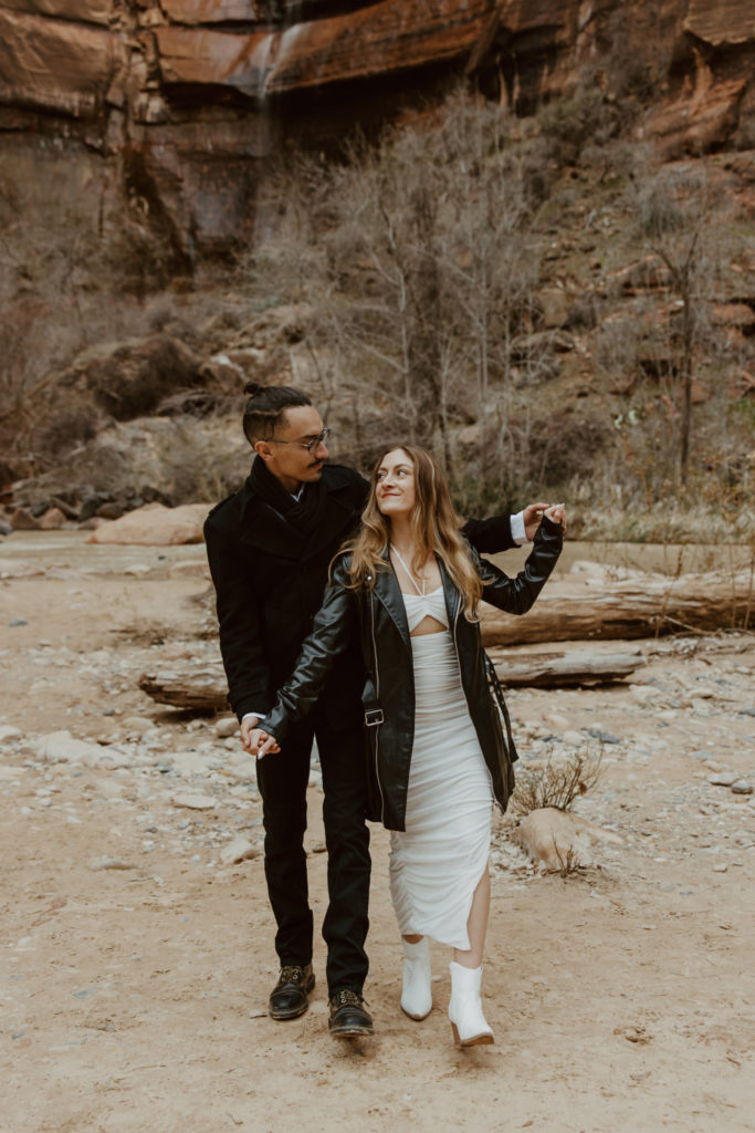 Christine and Ricky, Zion National Park Engagements - Southern Utah Photographer, Emily Dawn Photo