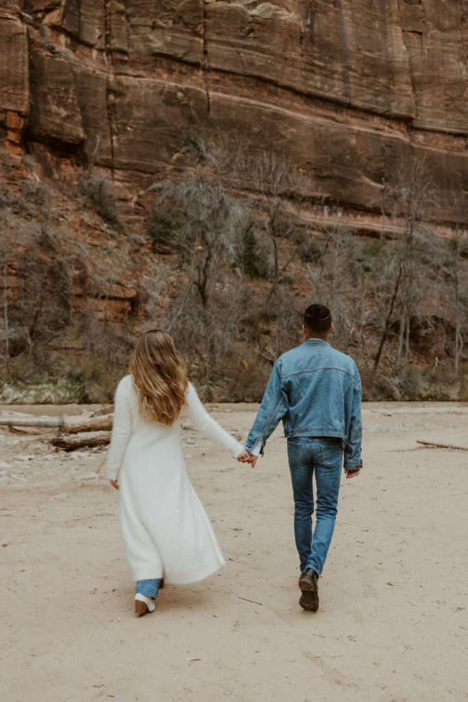 Christine and Ricky, Zion National Park Engagements - Southern Utah Photographer, Emily Dawn Photo