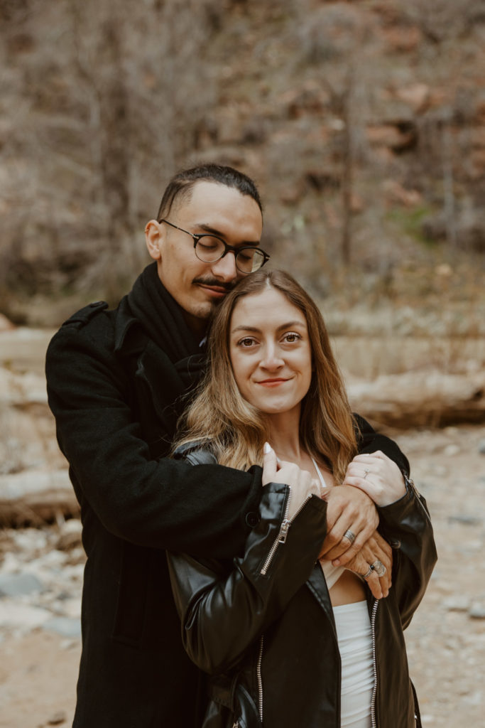 Christine and Ricky, Zion National Park Engagements - Southern Utah Photographer, Emily Dawn Photo