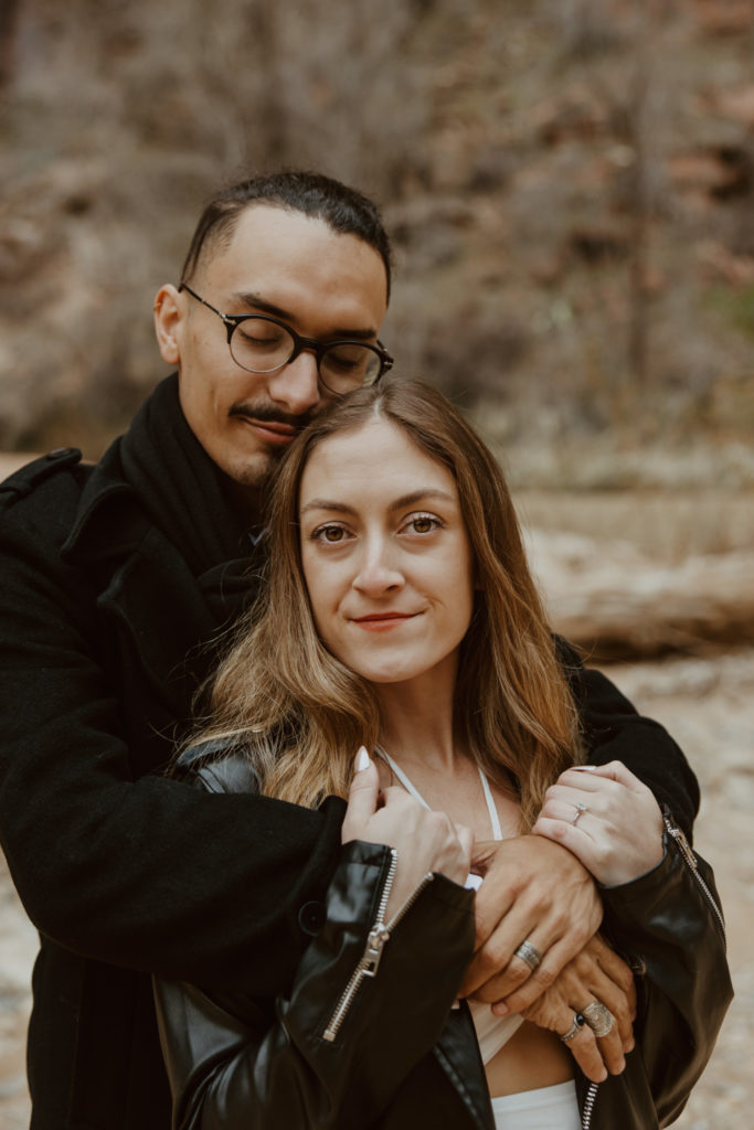 Christine and Ricky, Zion National Park Engagements - Southern Utah Photographer, Emily Dawn Photo