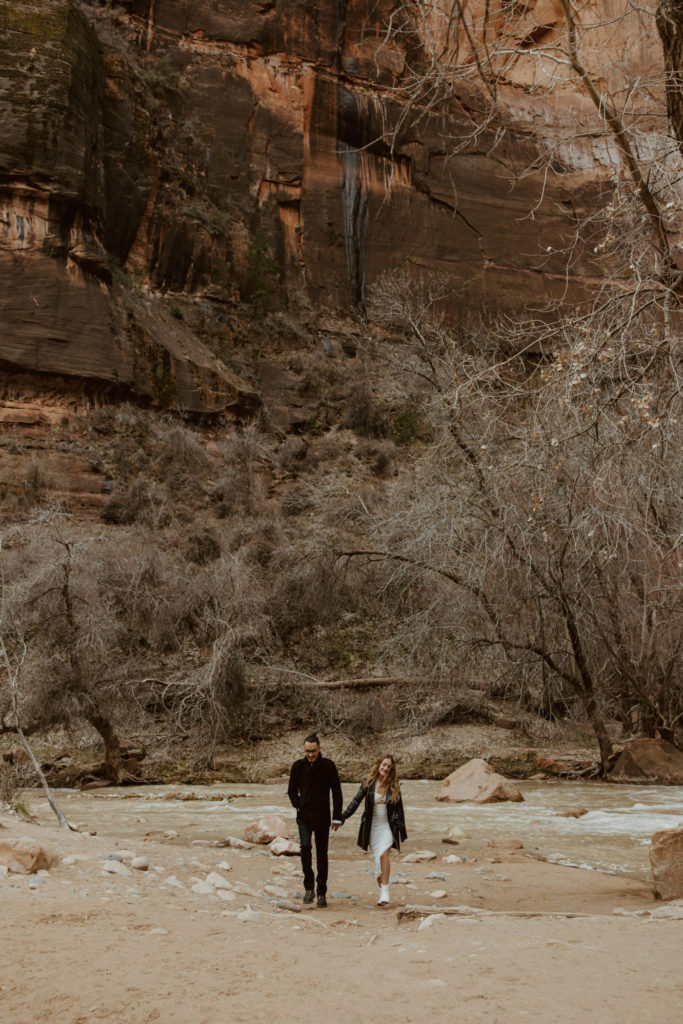 Christine and Ricky, Zion National Park Engagements - Southern Utah Photographer, Emily Dawn Photo