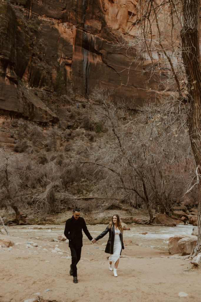 Christine and Ricky, Zion National Park Engagements - Southern Utah Photographer, Emily Dawn Photo