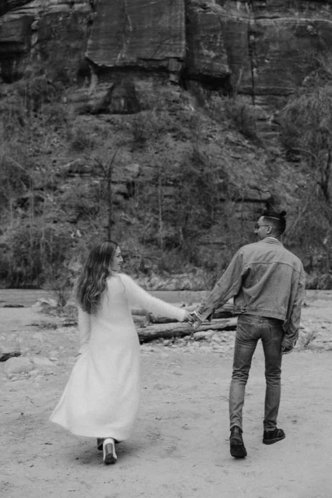 Christine and Ricky, Zion National Park Engagements - Southern Utah Photographer, Emily Dawn Photo