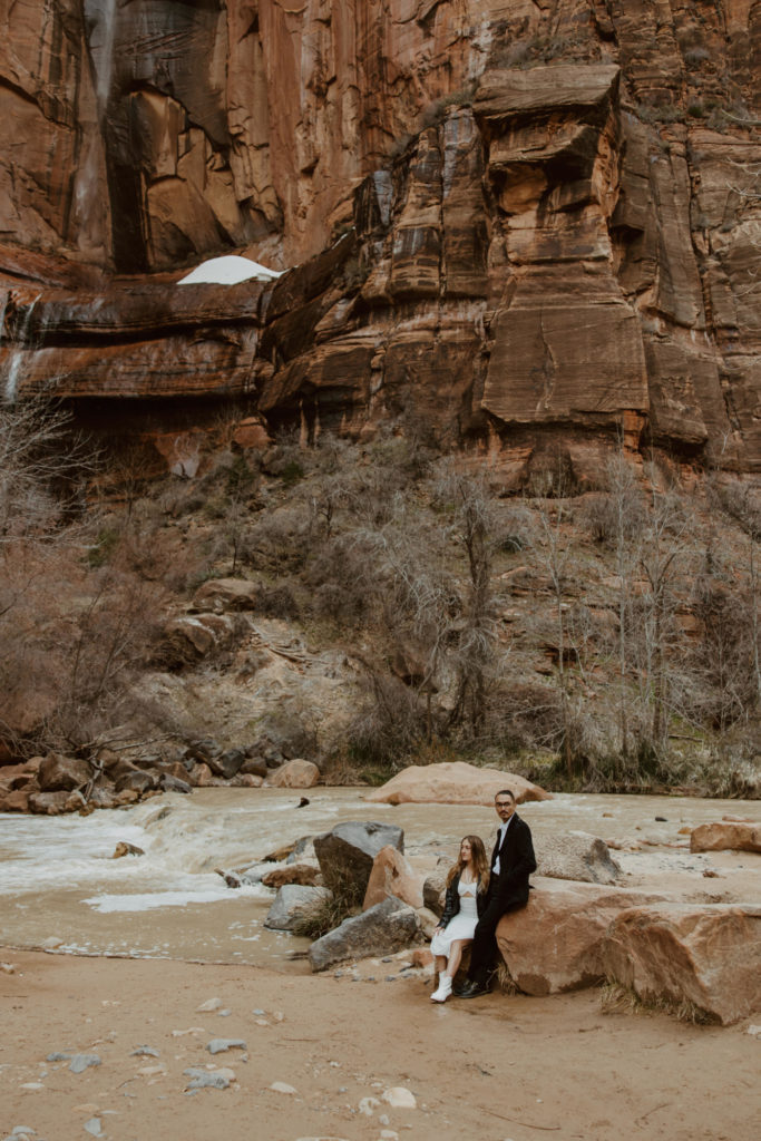 Christine and Ricky, Zion National Park Engagements - Southern Utah Photographer, Emily Dawn Photo