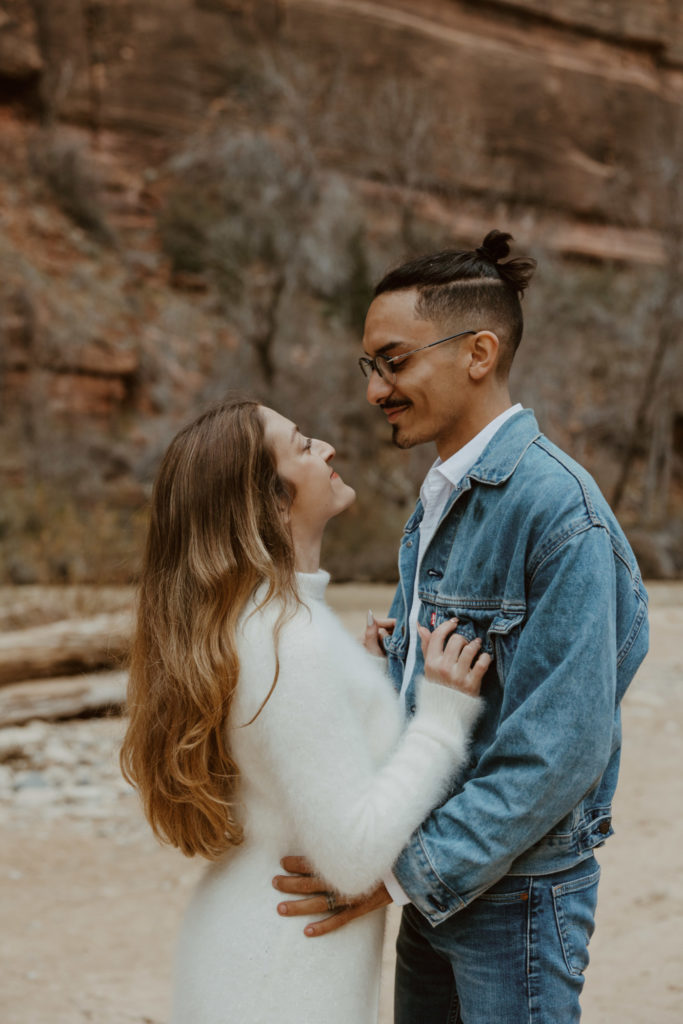 Christine and Ricky, Zion National Park Engagements - Southern Utah Photographer, Emily Dawn Photo