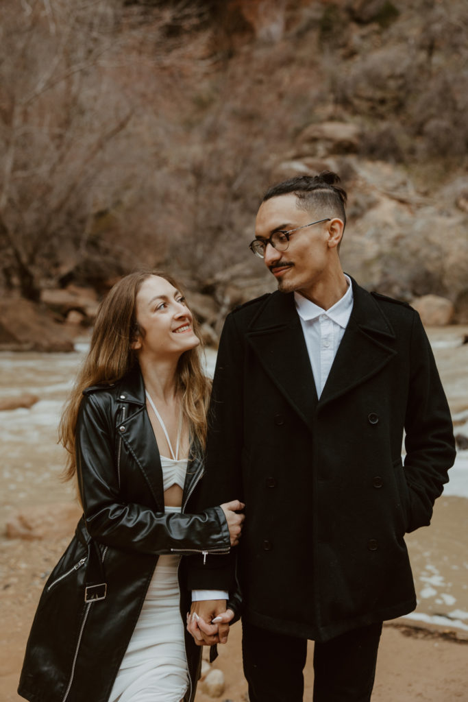 Christine and Ricky, Zion National Park Engagements - Southern Utah Photographer, Emily Dawn Photo