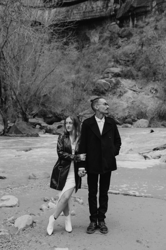 Christine and Ricky, Zion National Park Engagements - Southern Utah Photographer, Emily Dawn Photo