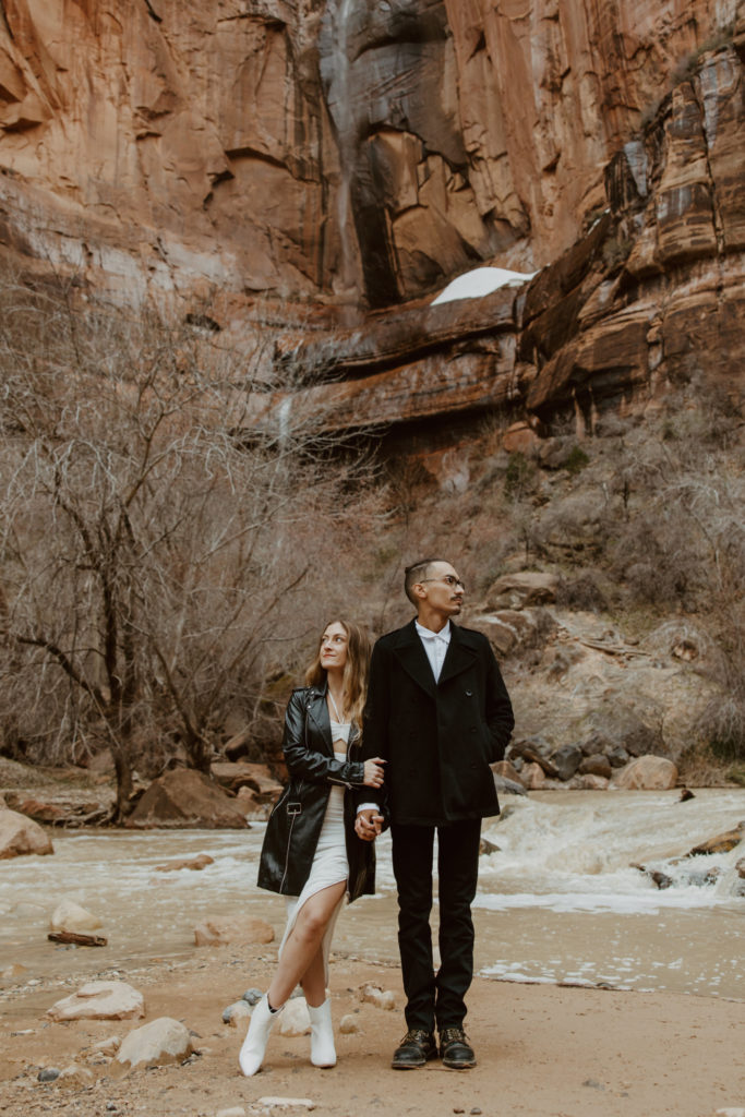 Christine and Ricky, Zion National Park Engagements - Southern Utah Photographer, Emily Dawn Photo