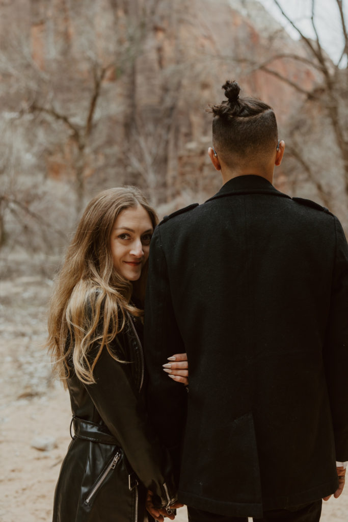 Christine and Ricky, Zion National Park Engagements - Southern Utah Photographer, Emily Dawn Photo