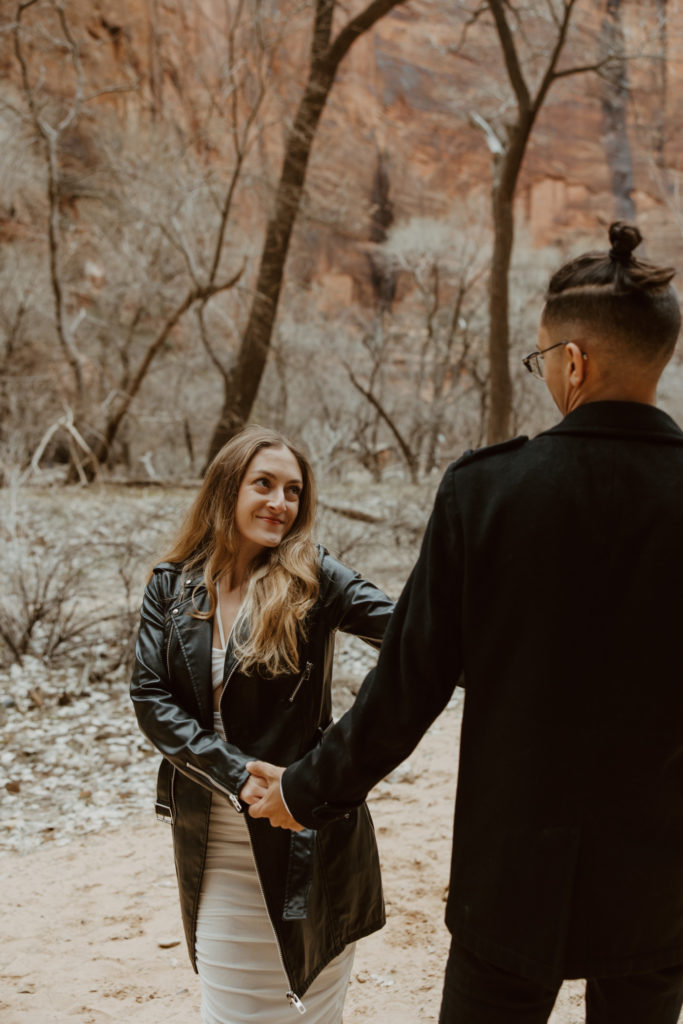 Christine and Ricky, Zion National Park Engagements - Southern Utah Photographer, Emily Dawn Photo