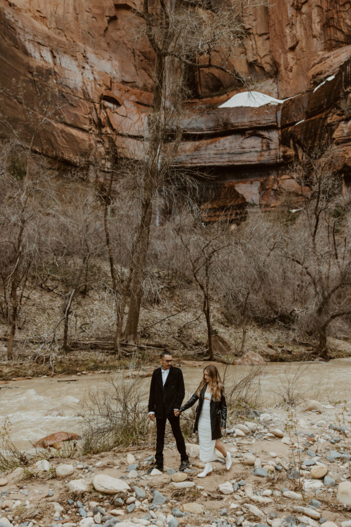 Christine and Ricky, Zion National Park Engagements - Southern Utah Photographer, Emily Dawn Photo