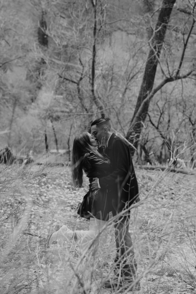 Christine and Ricky, Zion National Park Engagements - Southern Utah Photographer, Emily Dawn Photo