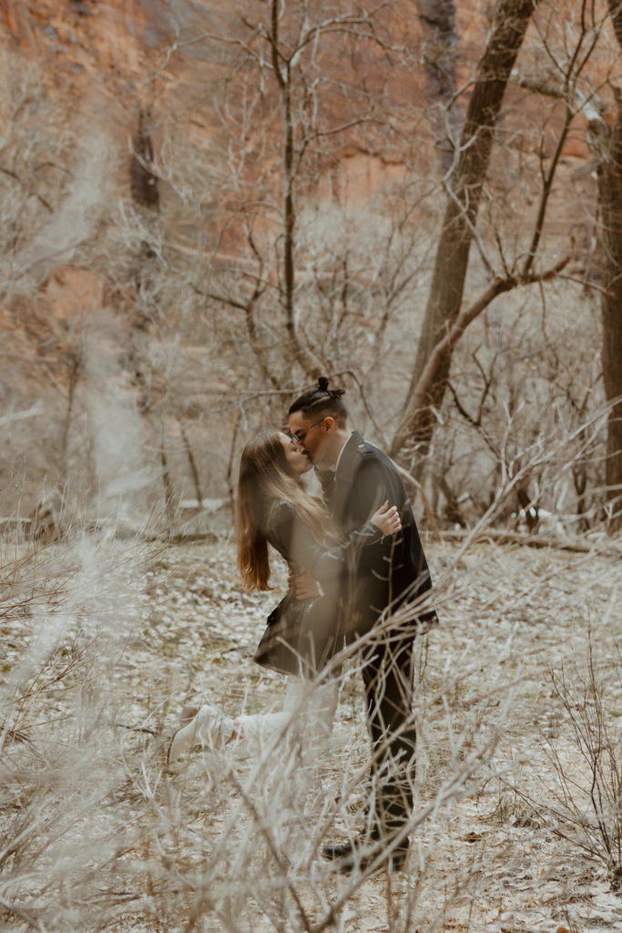 Christine and Ricky, Zion National Park Engagements - Southern Utah Photographer, Emily Dawn Photo