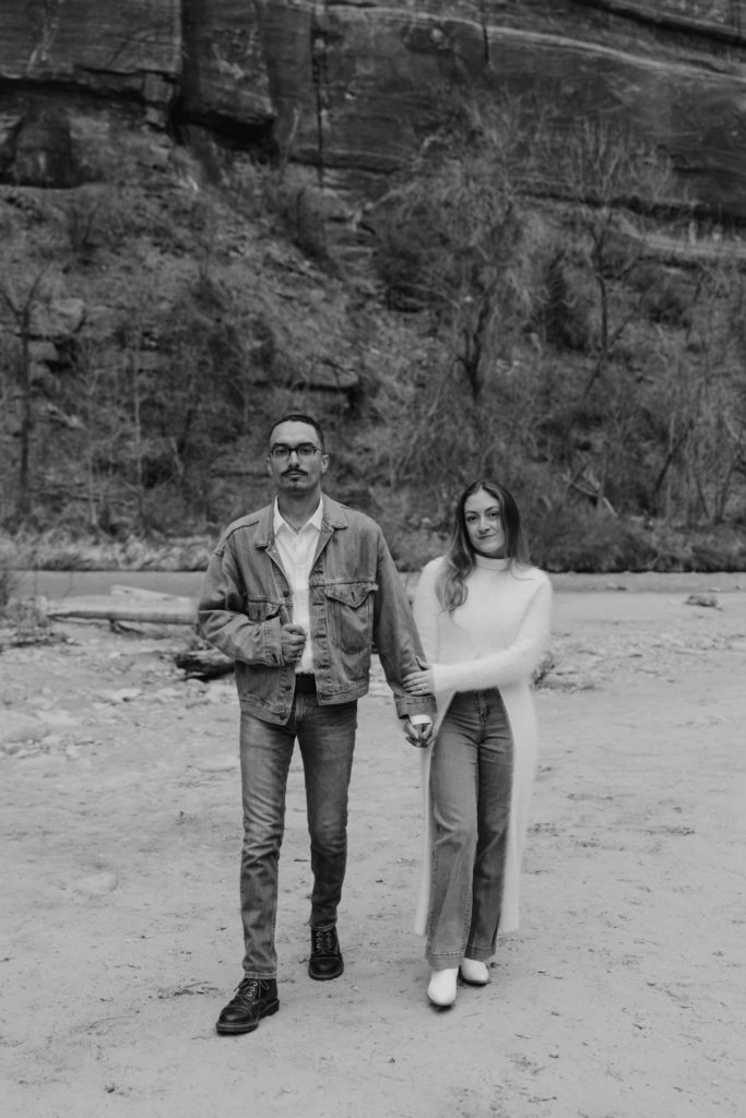 Christine and Ricky, Zion National Park Engagements - Southern Utah Photographer, Emily Dawn Photo