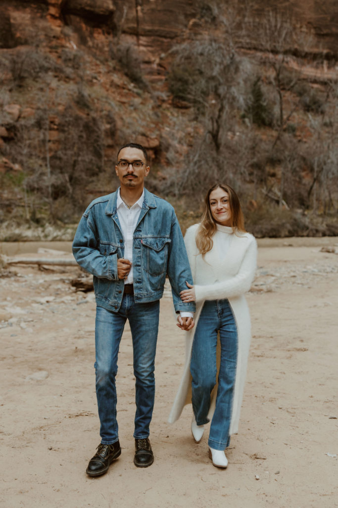 Christine and Ricky, Zion National Park Engagements - Southern Utah Photographer, Emily Dawn Photo