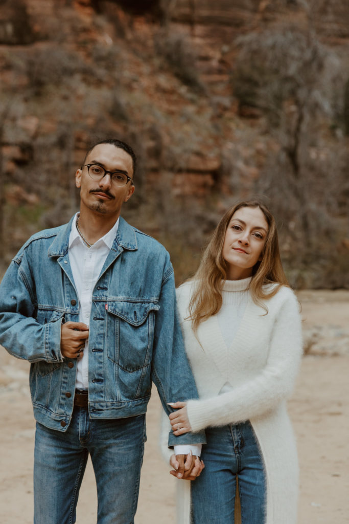 Christine and Ricky, Zion National Park Engagements - Southern Utah Photographer, Emily Dawn Photo