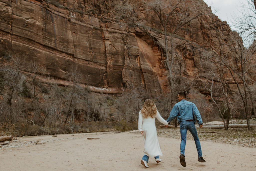 Christine and Ricky, Zion National Park Engagements - Southern Utah Photographer, Emily Dawn Photo