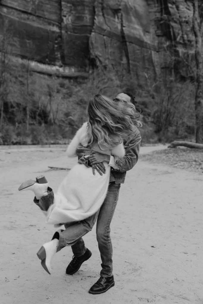 Christine and Ricky, Zion National Park Engagements - Southern Utah Photographer, Emily Dawn Photo