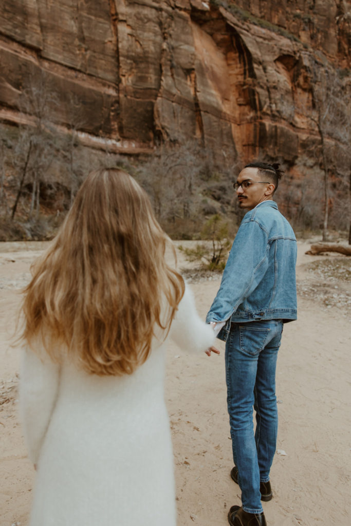 Christine and Ricky, Zion National Park Engagements - Southern Utah Photographer, Emily Dawn Photo