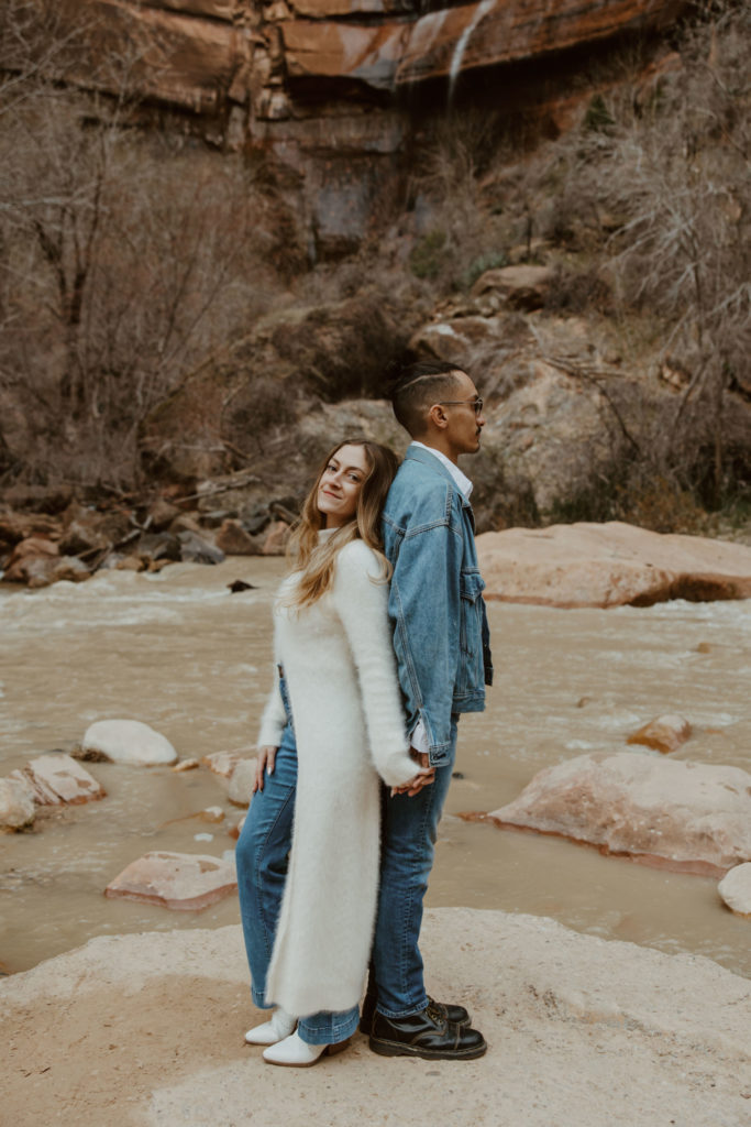 Christine and Ricky, Zion National Park Engagements - Southern Utah Photographer, Emily Dawn Photo