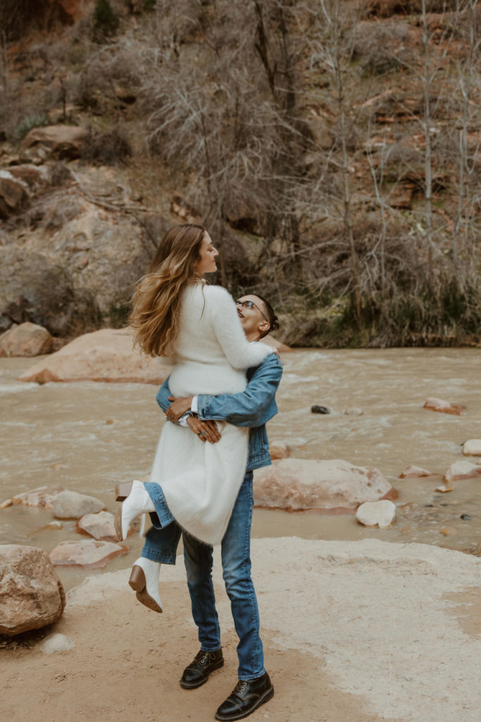 Christine and Ricky, Zion National Park Engagements - Southern Utah Photographer, Emily Dawn Photo