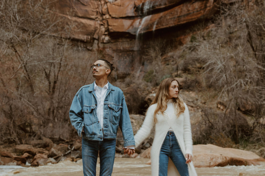 Christine and Ricky, Zion National Park Engagements - Southern Utah Photographer, Emily Dawn Photo