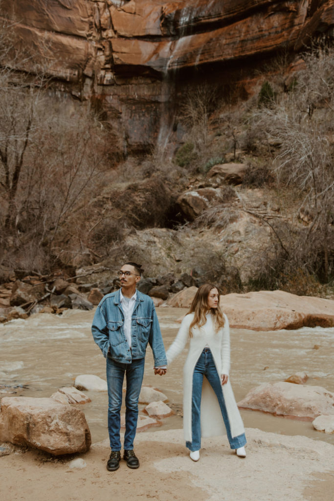 Christine and Ricky, Zion National Park Engagements - Southern Utah Photographer, Emily Dawn Photo