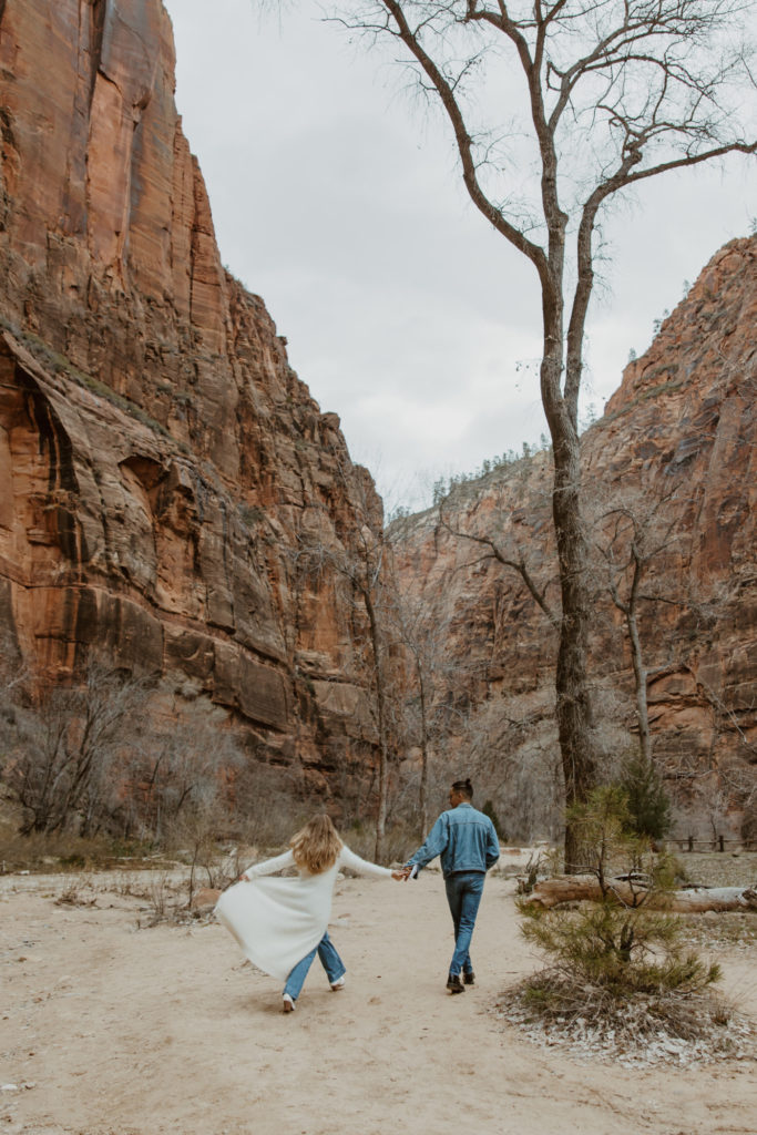 Christine and Ricky, Zion National Park Engagements - Southern Utah Photographer, Emily Dawn Photo