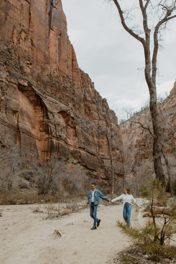 Christine and Ricky, Zion National Park Engagements - Southern Utah Photographer, Emily Dawn Photo