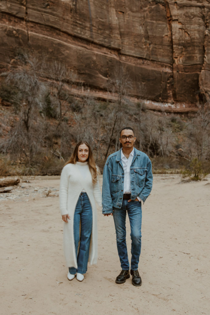 Christine and Ricky, Zion National Park Engagements - Southern Utah Photographer, Emily Dawn Photo