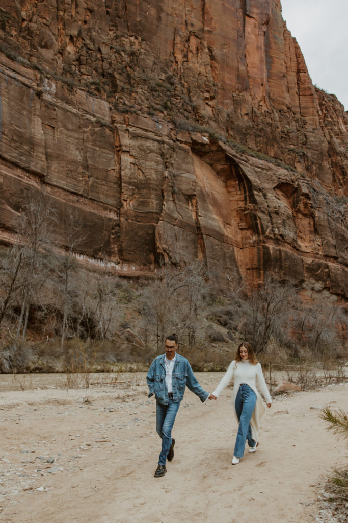 Christine and Ricky, Zion National Park Engagements - Southern Utah Photographer, Emily Dawn Photo