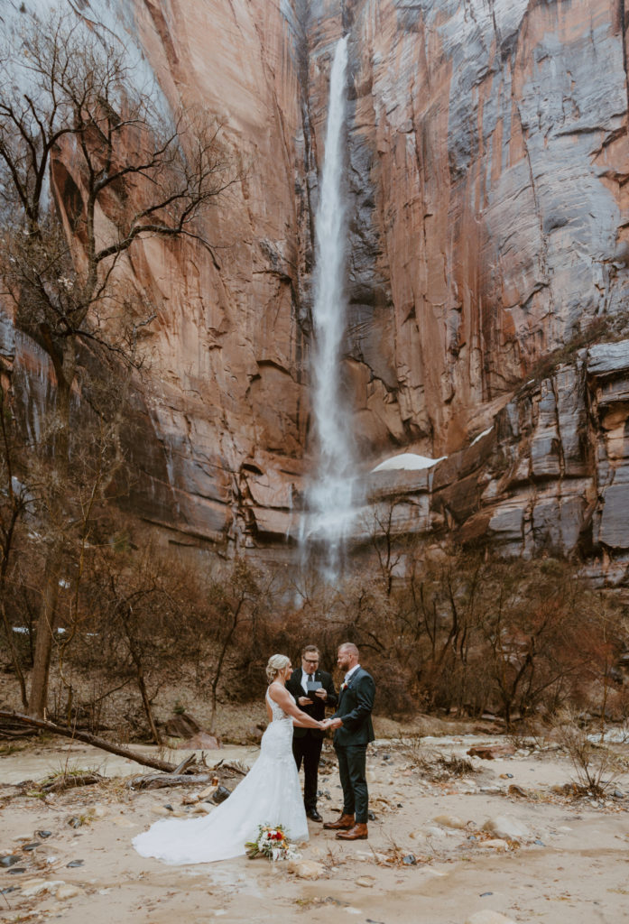 Melissa and Luke, Zion National Park Temple of Sinawava Utah Elopement - Southern Utah Photographer, Emily Dawn Photo