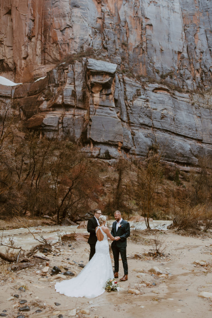 Melissa and Luke, Zion National Park Temple of Sinawava Utah Elopement - Southern Utah Photographer, Emily Dawn Photo