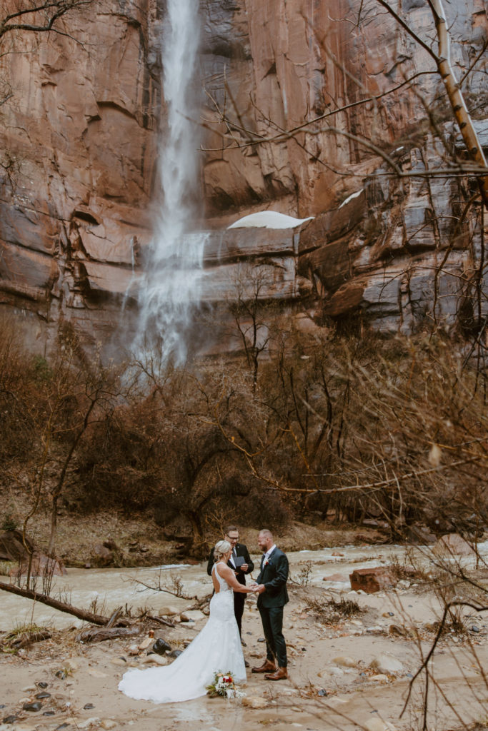 Melissa and Luke, Zion National Park Temple of Sinawava Utah Elopement - Southern Utah Photographer, Emily Dawn Photo