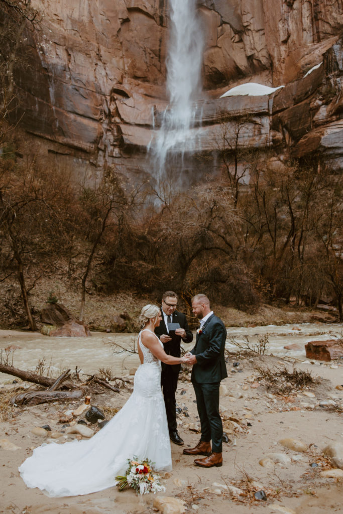 Melissa and Luke, Zion National Park Temple of Sinawava Utah Elopement - Southern Utah Photographer, Emily Dawn Photo