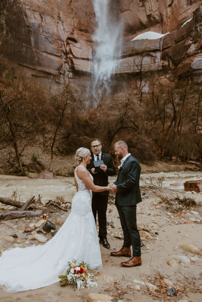 Melissa and Luke, Zion National Park Temple of Sinawava Utah Elopement - Southern Utah Photographer, Emily Dawn Photo