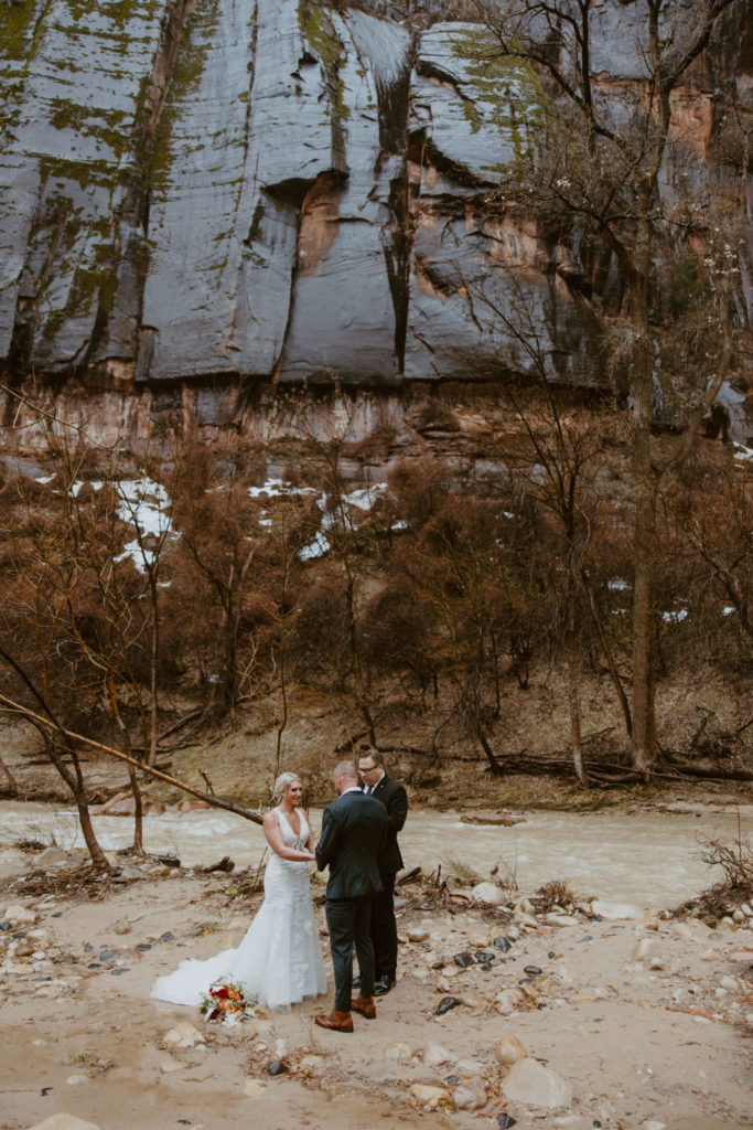 Melissa and Luke, Zion National Park Temple of Sinawava Utah Elopement - Southern Utah Photographer, Emily Dawn Photo