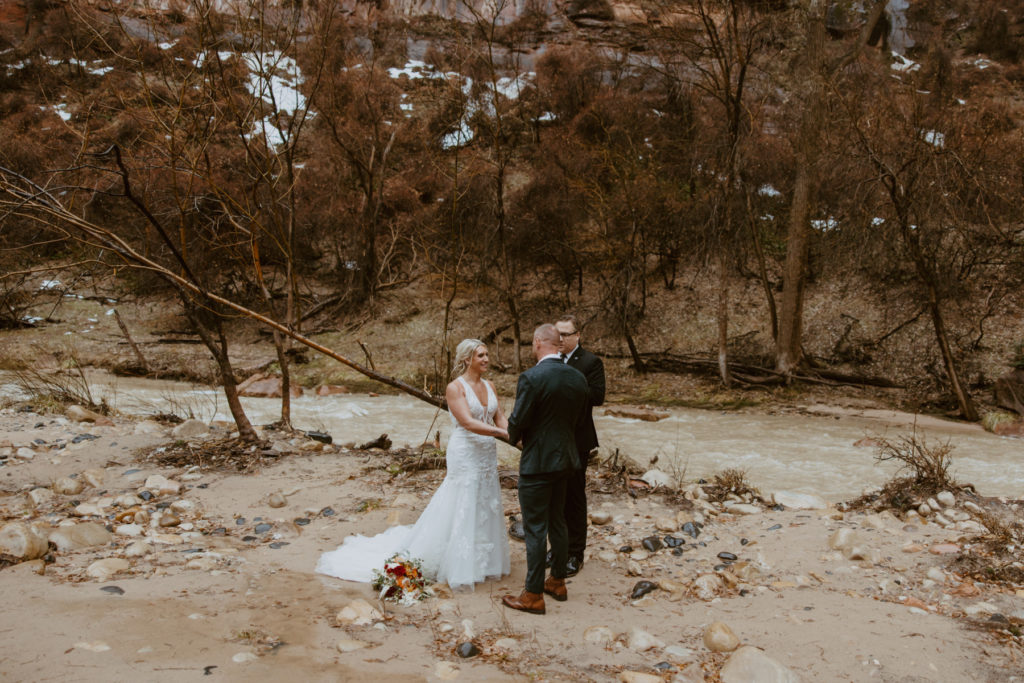 Melissa and Luke, Zion National Park Temple of Sinawava Utah Elopement - Southern Utah Photographer, Emily Dawn Photo