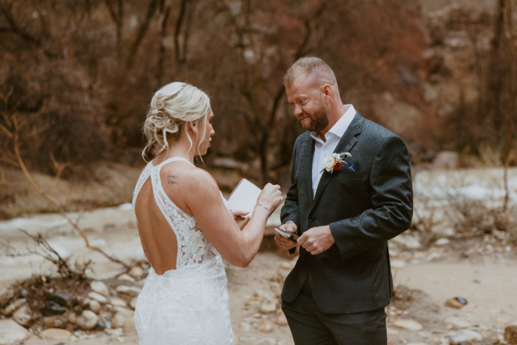 Melissa and Luke, Zion National Park Temple of Sinawava Utah Elopement - Southern Utah Photographer, Emily Dawn Photo