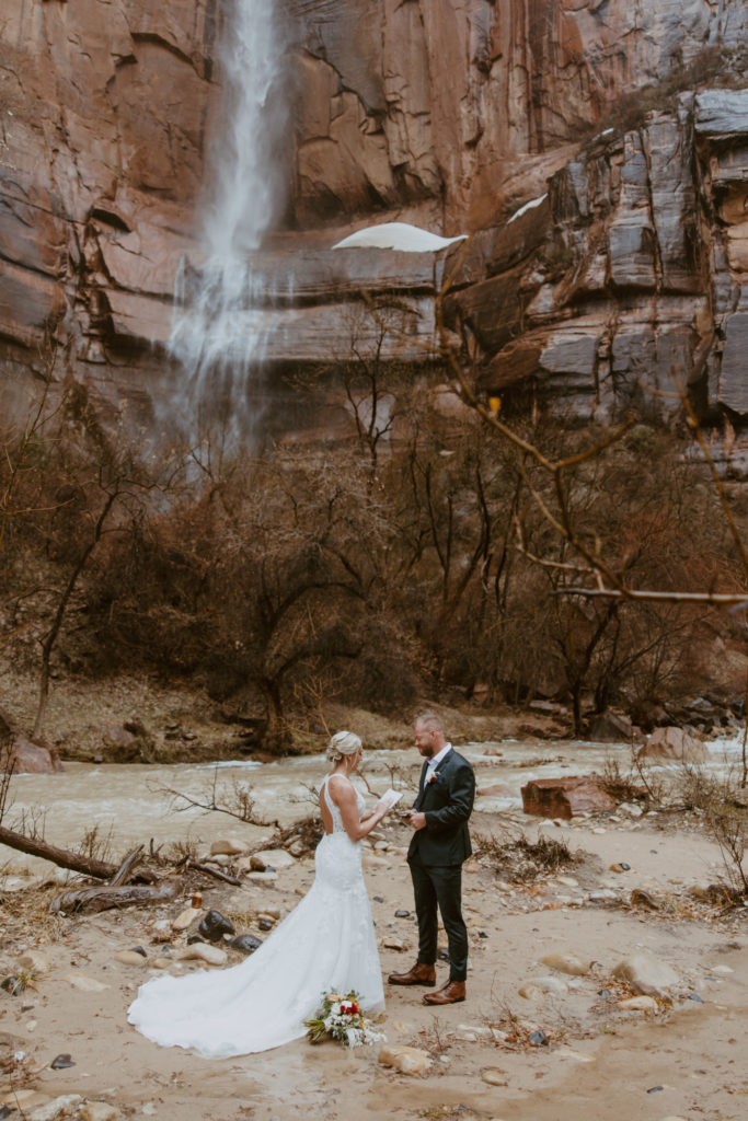 Melissa and Luke, Zion National Park Temple of Sinawava Utah Elopement - Southern Utah Photographer, Emily Dawn Photo