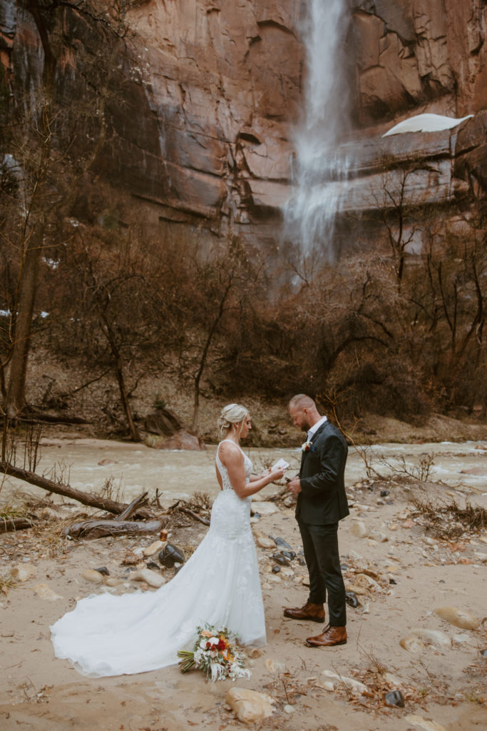 Melissa and Luke, Zion National Park Temple of Sinawava Utah Elopement - Southern Utah Photographer, Emily Dawn Photo